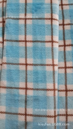 绍兴县健宝针纺织品 现货格子双面法兰绒，优质实惠的纺织选择